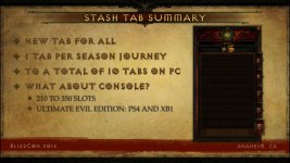 Blizzcon 2015-11-07 Diablo panel extra Stash Tab.jpg Blizzcon 2015-11-07 Diablo panel extra Stash Tab.jpg