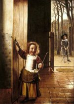 1660+Pieter+de+Hooch+(Dutch+genre+painter,+1629-1684)+The+Little+Golf+Players.jpg