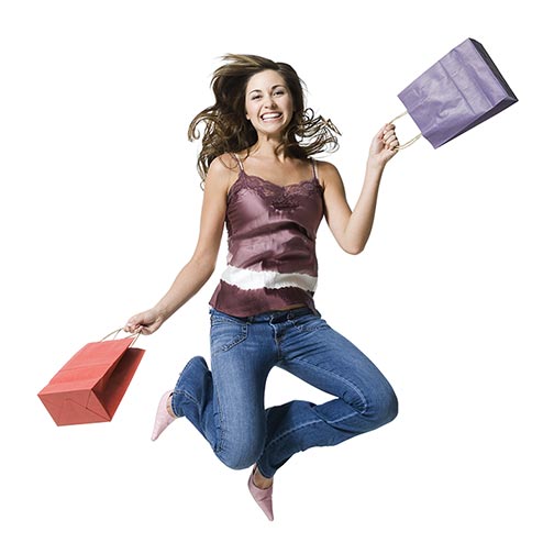 shopping girl shopping girl
