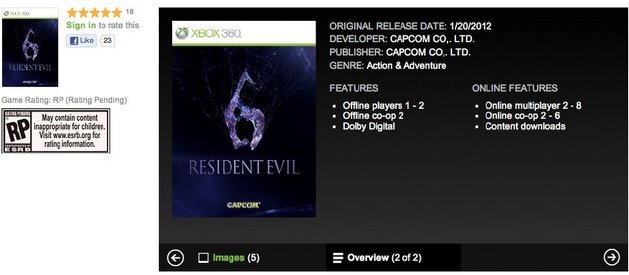 Resident Evil 6 coop evidence