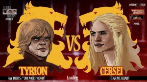 Game of Thrones 2D brawler Tyrion versus Cersei loader