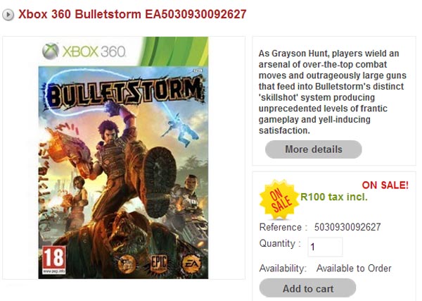 Bulletstorm (Zaps) Bulletstorm (Zaps)