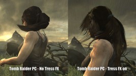 Tomb Raider 2013 PC - TressFX comparison