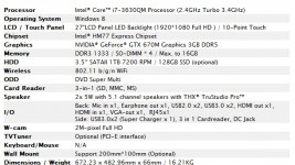 MSI AG2712 specifications