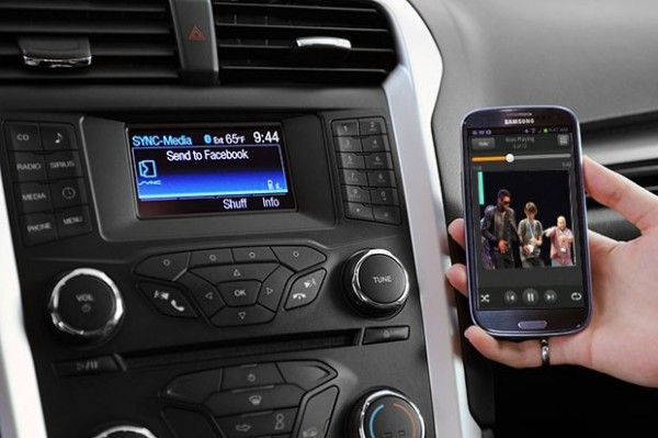 Android social network sharing with Ford Sync 