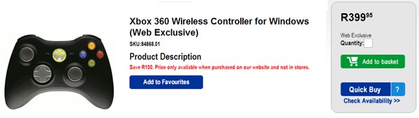 Xbox 360 controller special (Incredible Connection)