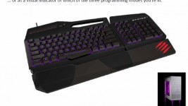 Saitek STRIKE 3 with purple backlighting