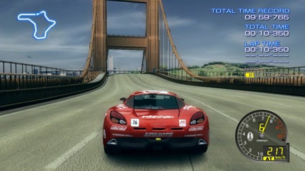 Ridge Racer 6 on the Xbox 360