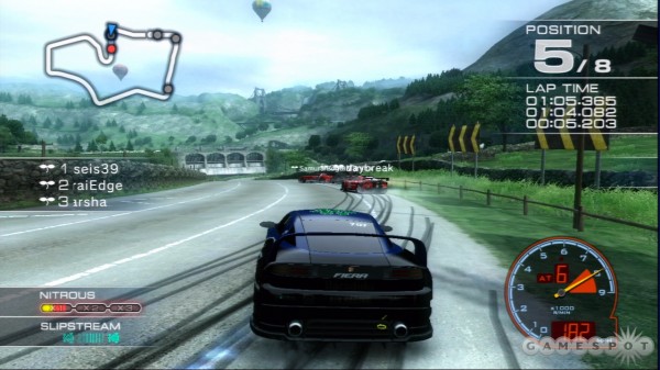 Ridge Racer 7 on the Playstation 3