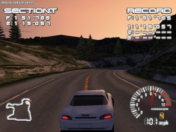 Ridge Racer Type 4 on the Playstation
