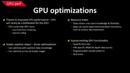 GPU optimisations from Mantle