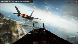 PC Battlefield 4 footage on PS4 video