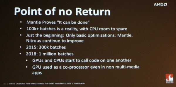Oxide Games point of no return when including Mantle in a game engine