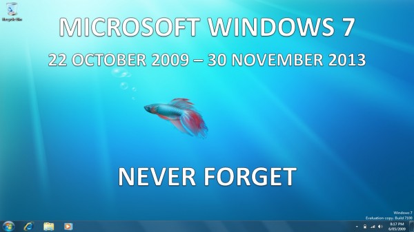 Microsoft's Windows 7 had a good three-year run. 
