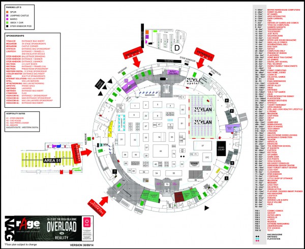 rAge 2014 Floor Plan