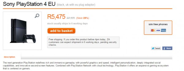 PlayStation 4 on Orange.com