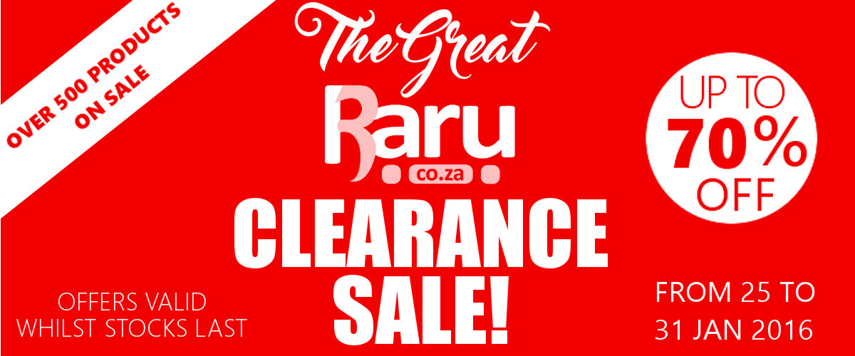 Raru - Clearance Sale - January Sale
