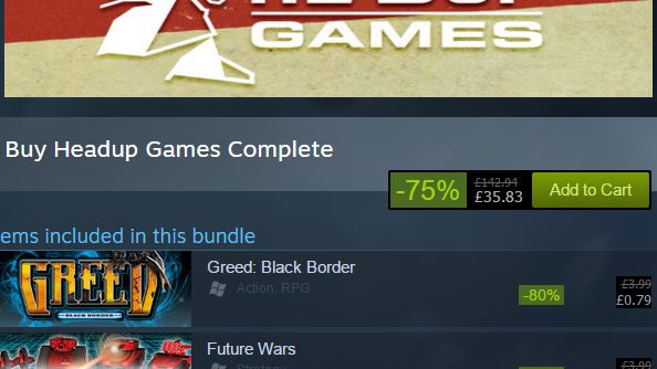 Steam - Headup Games Complete Bundle - One