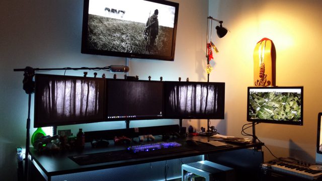 Dark battle station