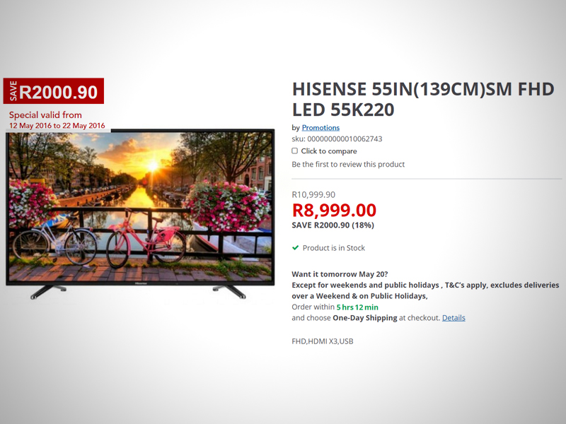 Hisense 55inch
