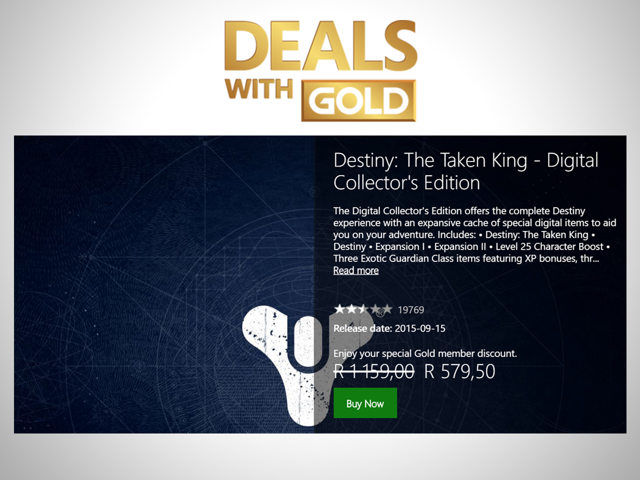 Destiny Xbox Deald
