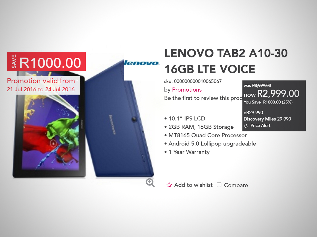 Lenovo Tab2