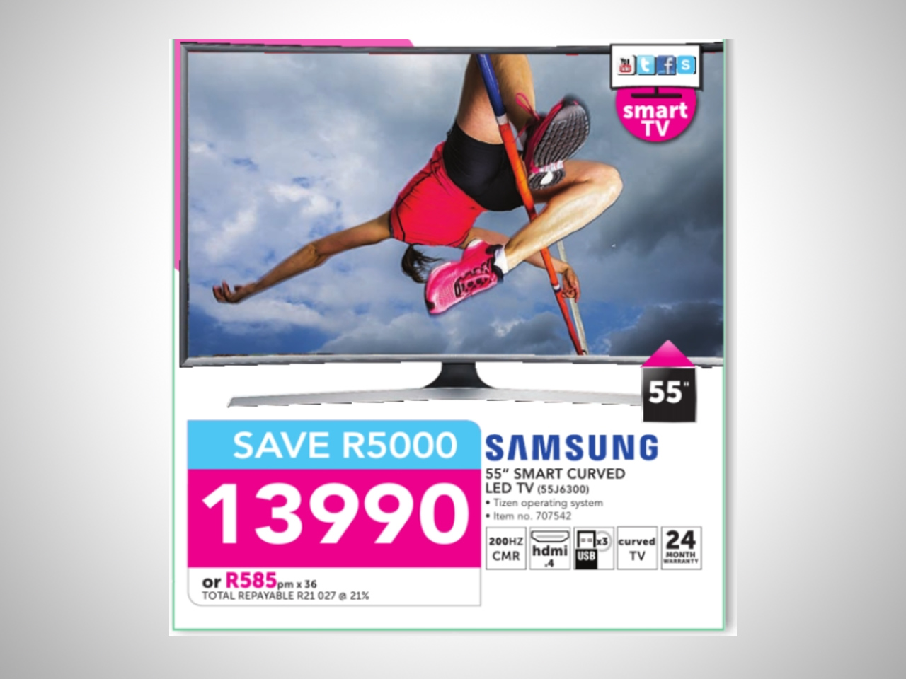 Samsung 55-inch Smart LED
