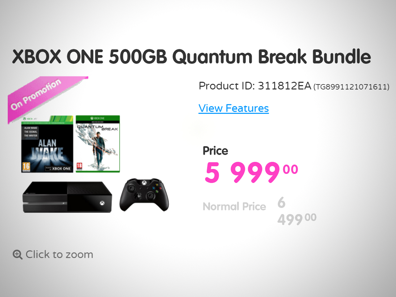 Xbox one Quantum 500Gb